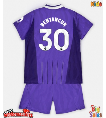 Tottenham Hotspur Rodrigo Bentancur #30 Replica Third Stadium Kit for Kids 2026-27 Short Sleeve (+ pants)